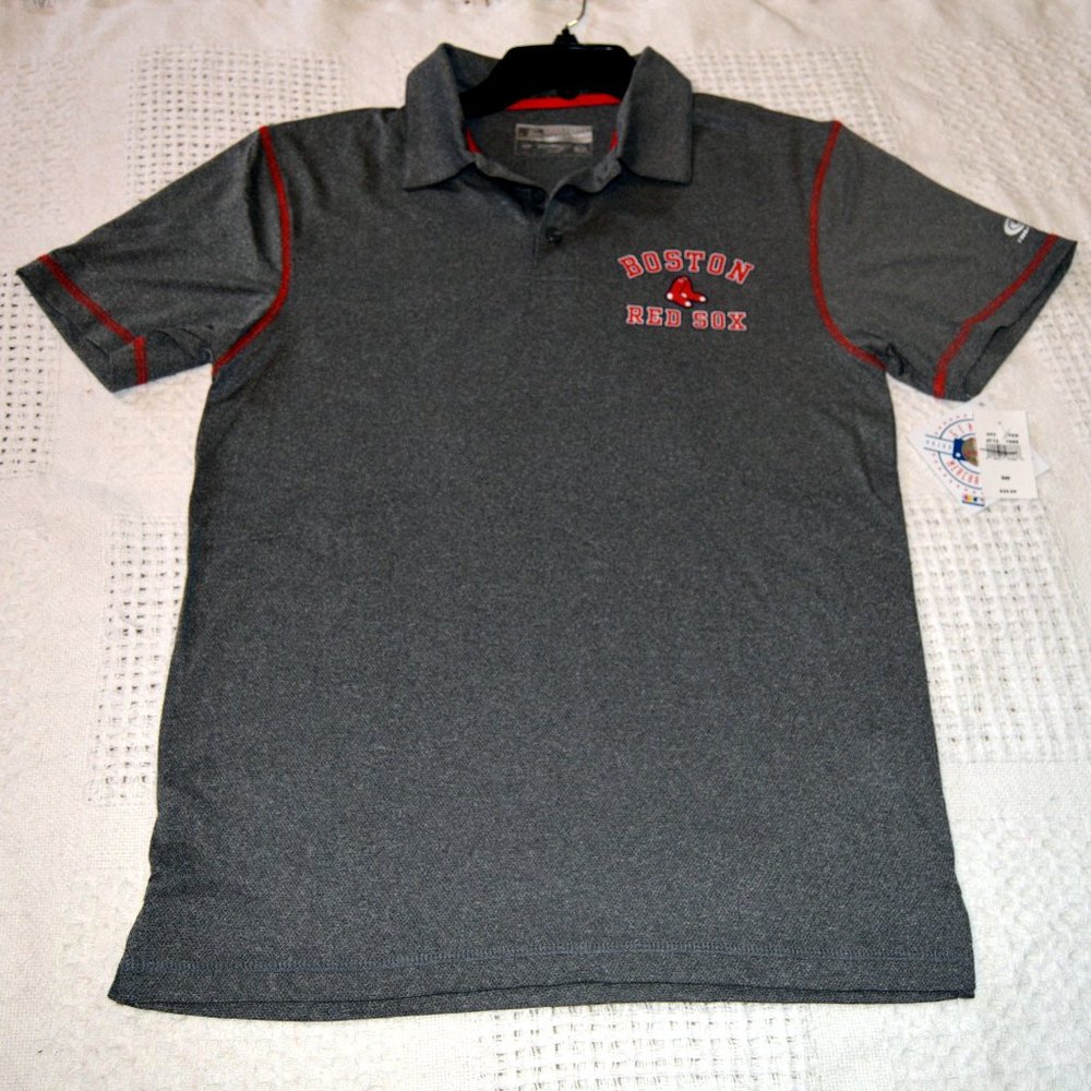 Unisex Boston Red Sox Polo Adult Small New